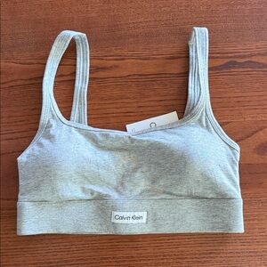 NWT Calvin Klein Gray Padded Bralette